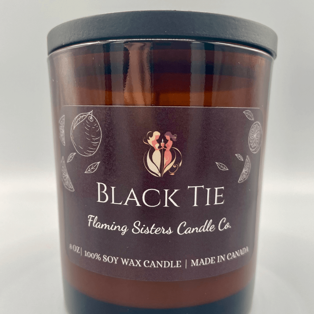 Scented Candle - Black Tie - 8 oz