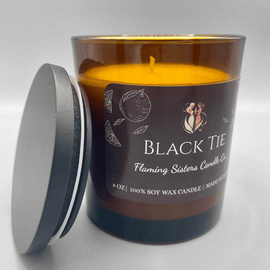 Scented Candle - Black Tie - 8 oz
