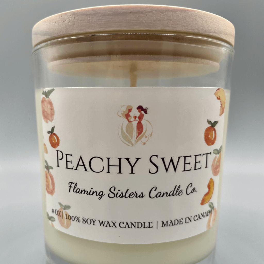 Scented Candle - Peachy Sweet - 8 oz