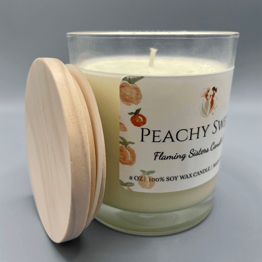 Scented Candle - Peachy Sweet - 8 oz