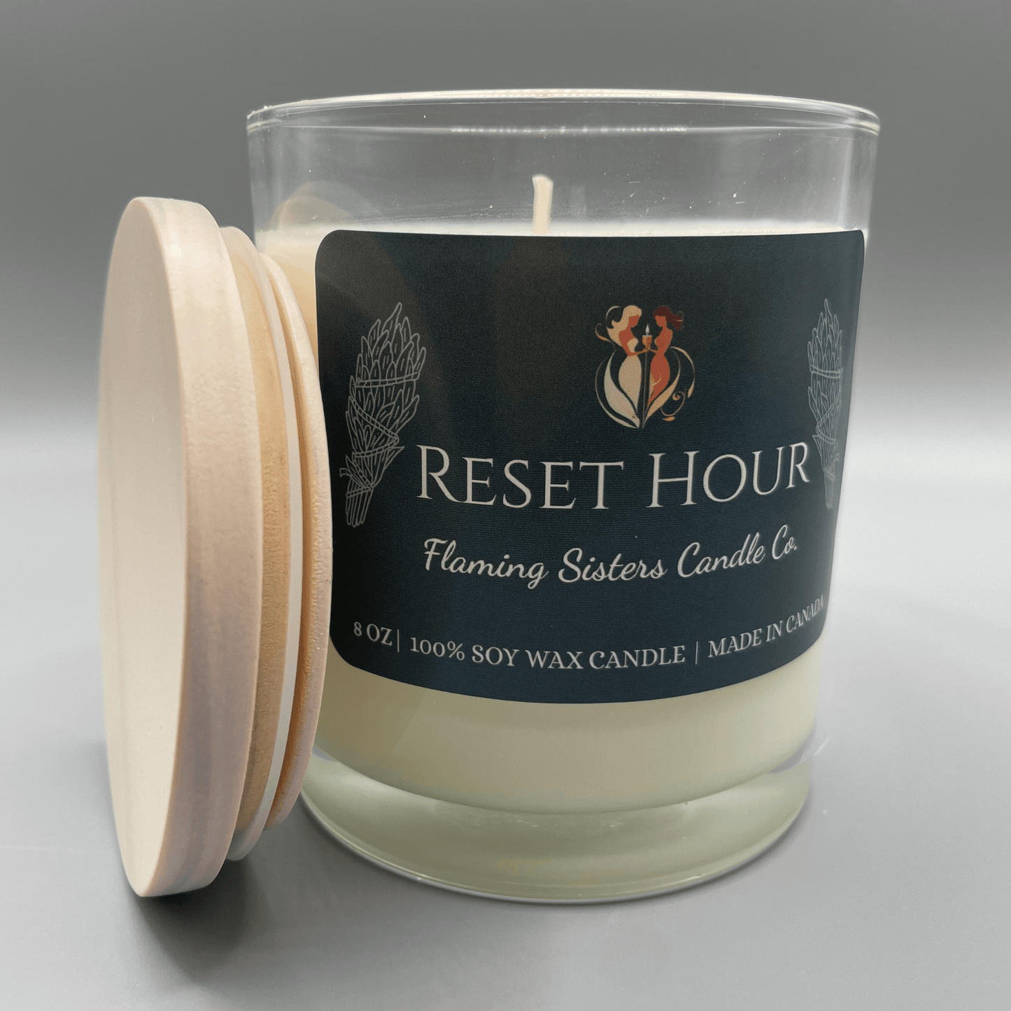 Scented Candle - Reset Hour - 8 oz