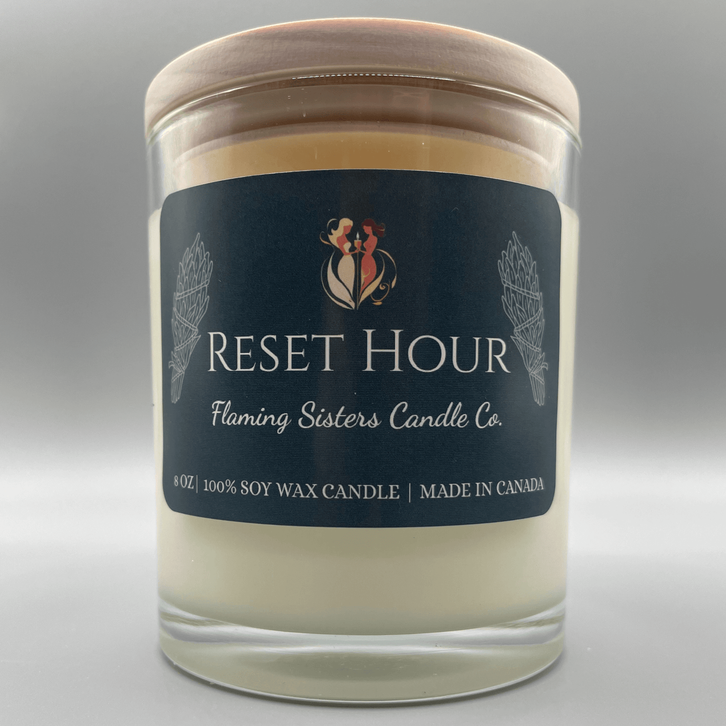 Scented Candle - Reset Hour - 8 oz