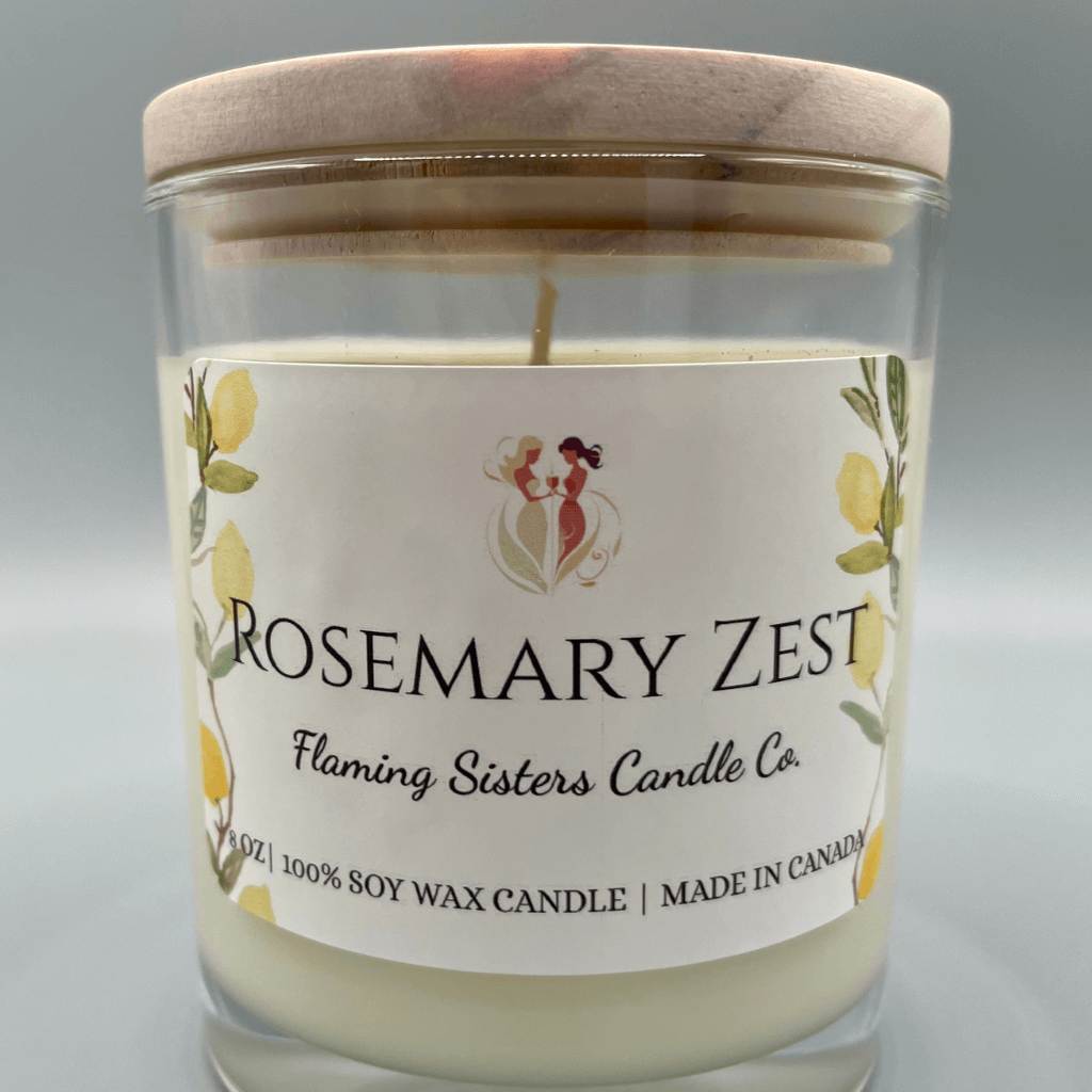 Scented Candle - Rosemary Zest - 8 oz