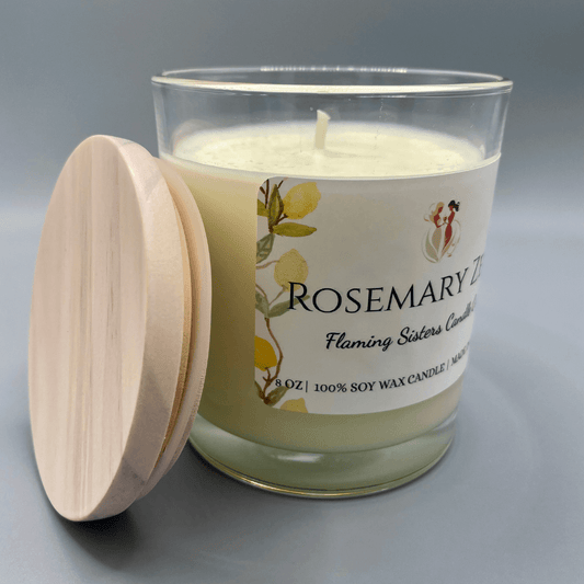Scented Candle - Rosemary Zest - 8 oz