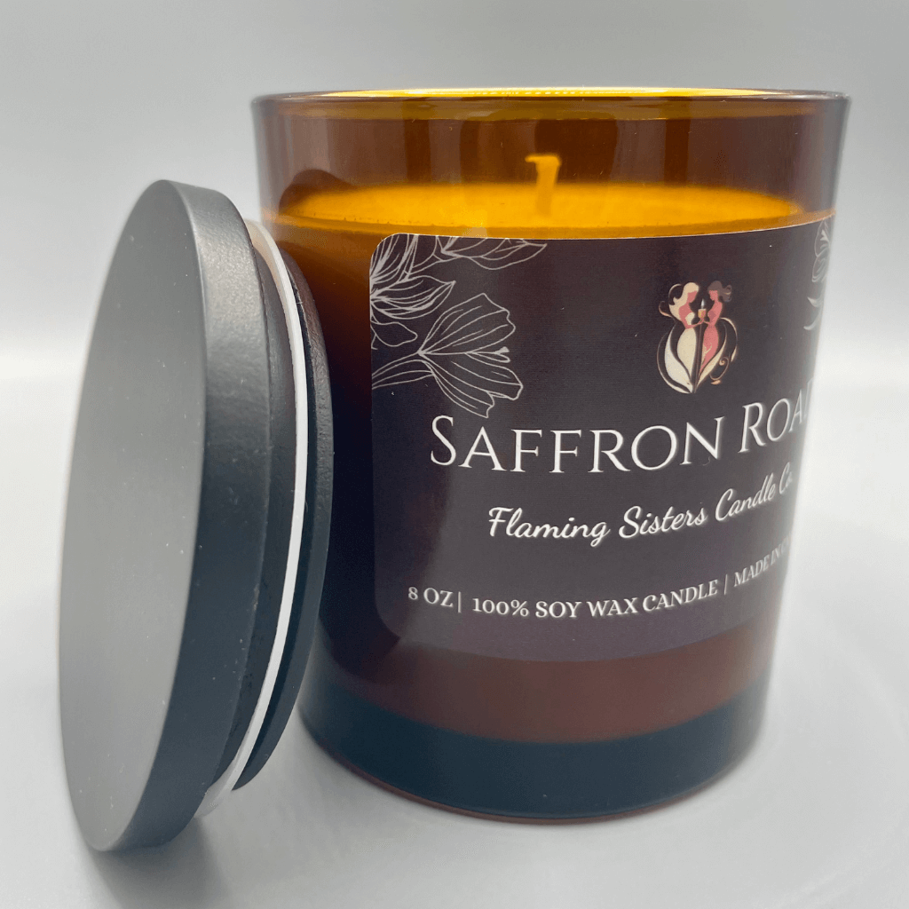 Scented Candle - Saffron Road - 8 oz